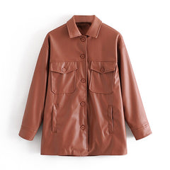 Long Sleeve High Street Shirt Jacket
