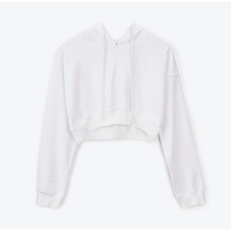 Long Sleeve Lace Up Hoodies Sweatshirt