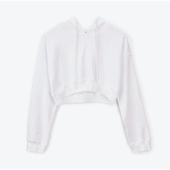 Long Sleeve Lace Up Hoodies Sweatshirt