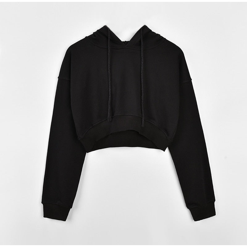 Long Sleeve Lace Up Hoodies Sweatshirt