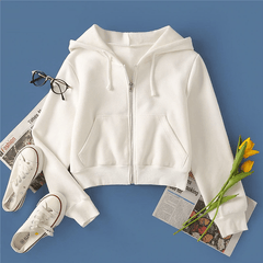 Long Sleeve Solid Casual Sweatshirts