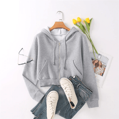 Long Sleeve Solid Casual Sweatshirts