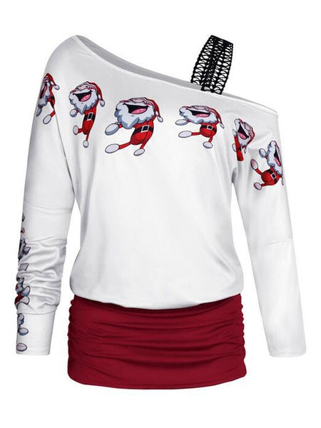 Long Sleeves Polyester Printed Sweater T Shirt