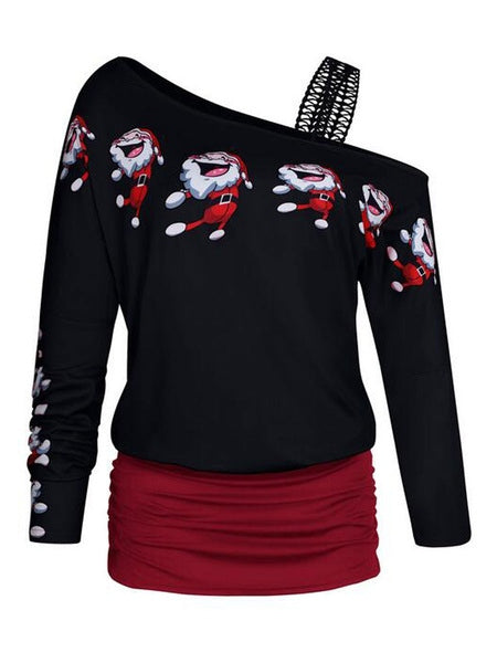 Long Sleeves Polyester Printed Sweater T Shirt