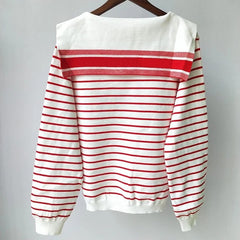 Luxury design Sweaters branded letter long Sleeve Sailor Collar knitted