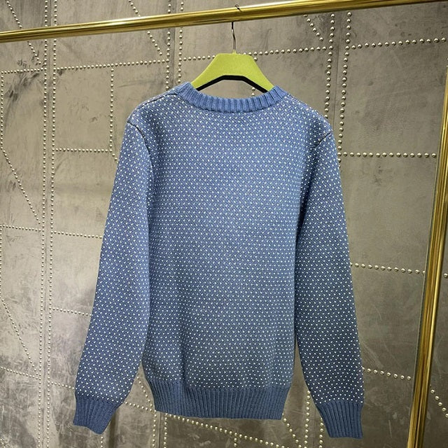 Designer fashion branded wool Cartoon anime knitted sweaters