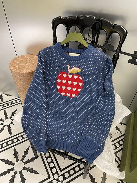Designer fashion branded wool Cartoon anime knitted sweaters