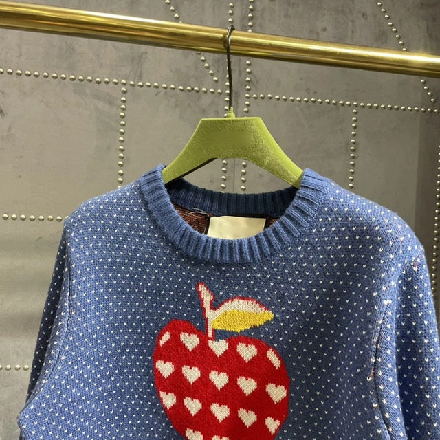 Designer fashion branded wool Cartoon anime knitted sweaters