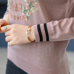 New Middle Aged Long Sleeves Short Bottoming Shirts Sweaters.