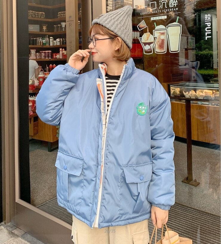 New Loose Two-Sided Bread Jacket