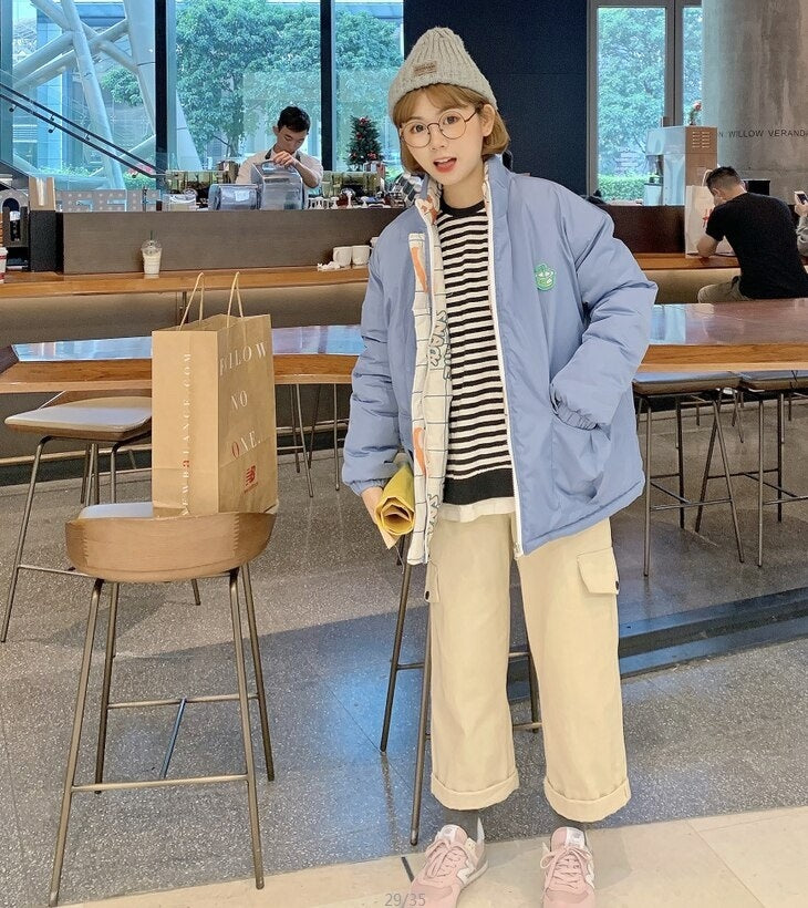 New Loose Two-Sided Bread Jacket