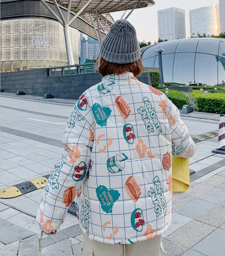 New Loose Two-Sided Bread Jacket