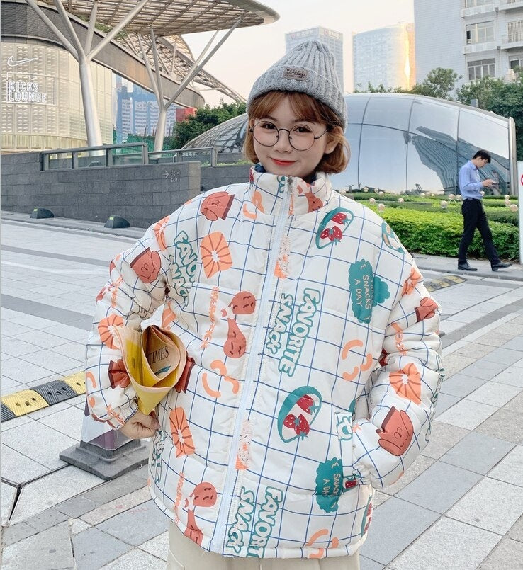 New Loose Two-Sided Bread Jacket