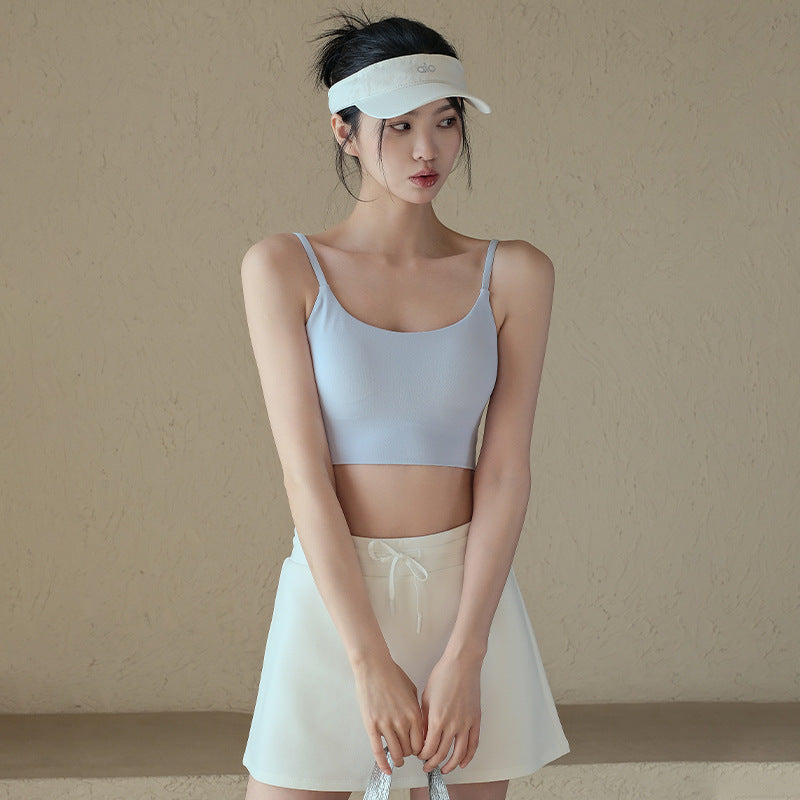 Cut-out bow kink sports training beauty back bra