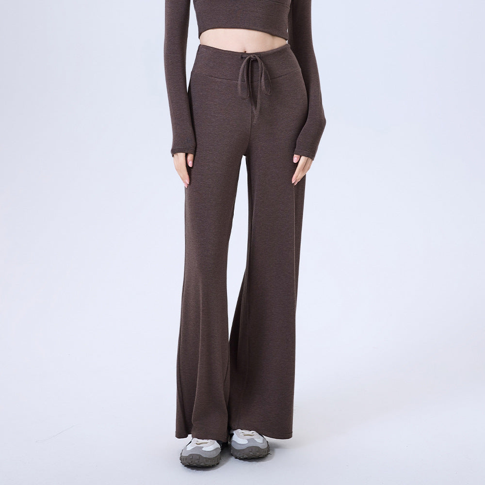 Loose Straight-Leg Sports Pants - Slimming Athletic Trousers