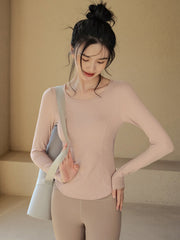 Sexy long sleeves with chest pads