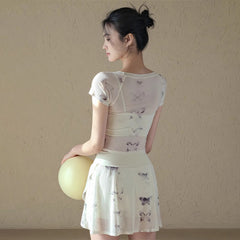 Chinese-style mesh top