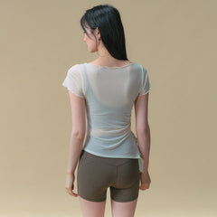 Summer thin breathable and quick-drying sports short-sleeved T-shirt