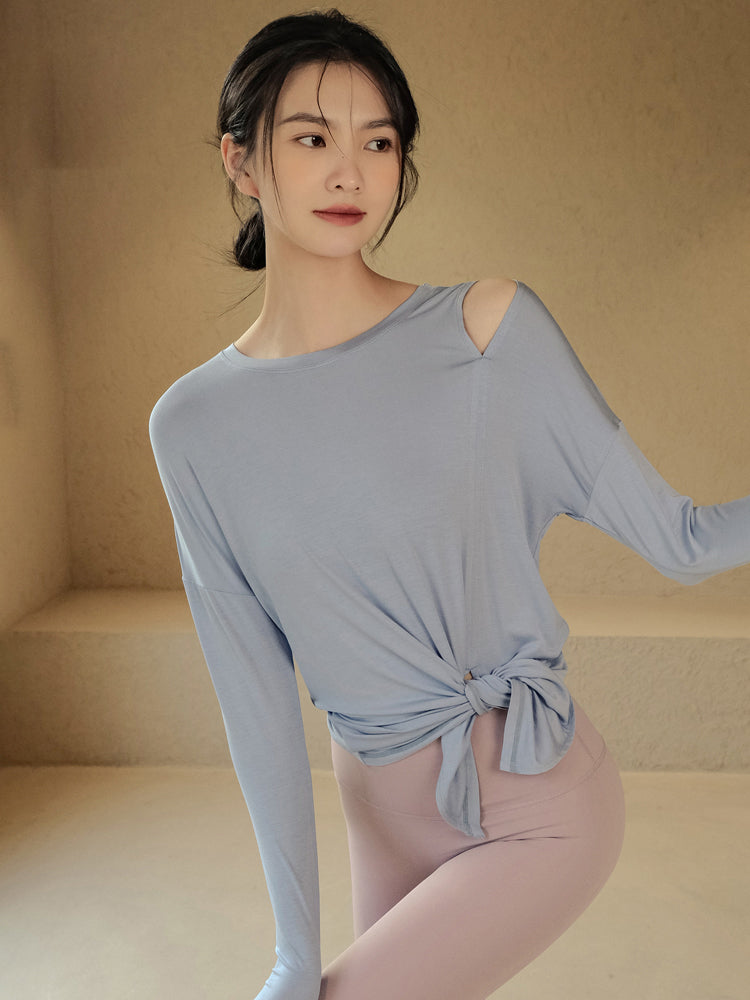 Loose and quick-drying yoga long-sleeved T-shirt