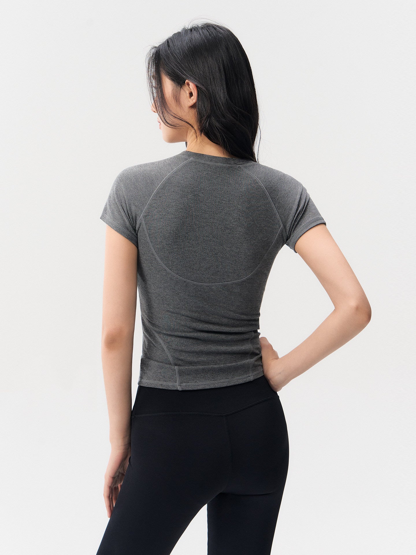 Tight high-stretch quick-drying short-sleeved T-shirt