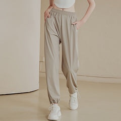 Loose drape, Quick-drying high-waisted yoga pants