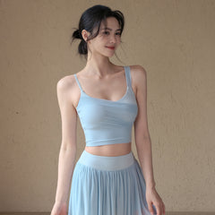 An all-in-one high-quality crossover beauty back tucked breasts fitness bra