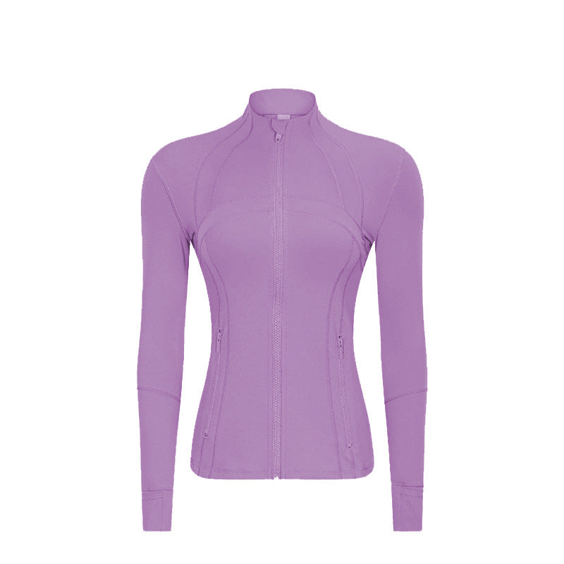 Stretchable Zipper Yoga Jacket