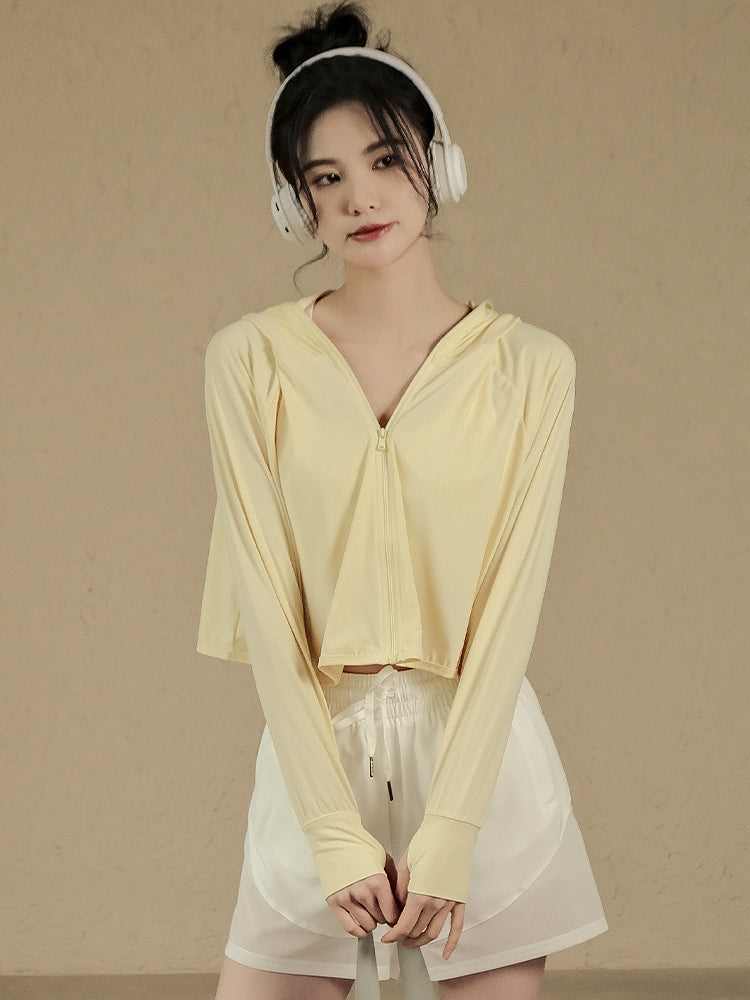 Loose sun protection jacket