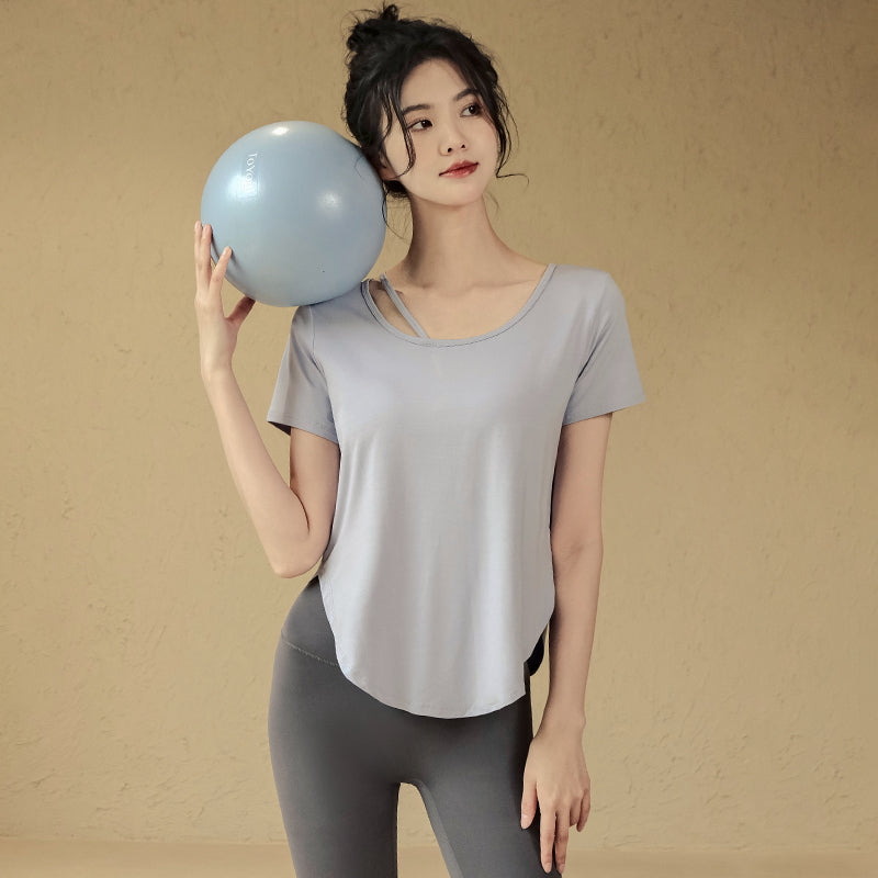 Loose quick-dry yoga t-shirt