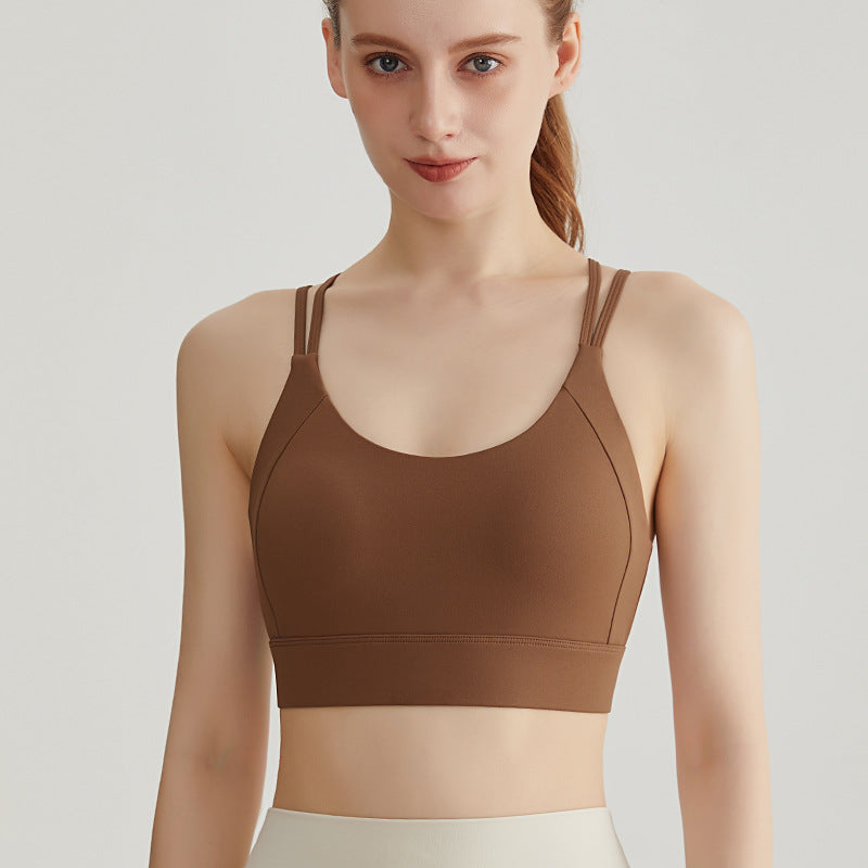 Cross back yoga tank top