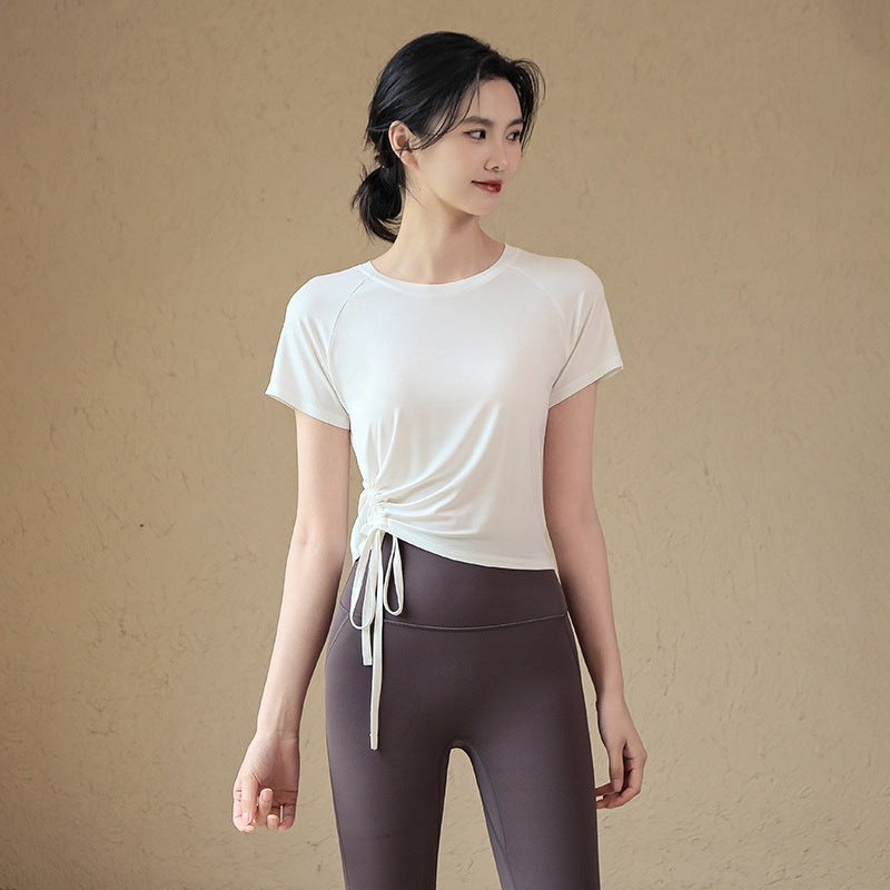 Slimming short-sleeved T-shirt