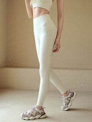 Wear high-waisted hip lift yoga tight trousers for sports