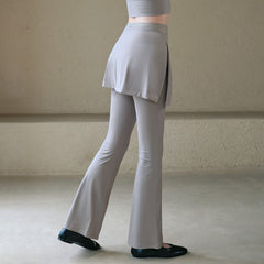 Versatile bootcut pants lace lace gym pants