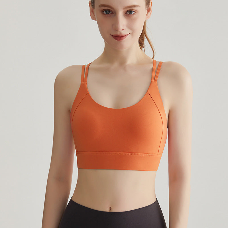Cross back yoga tank top