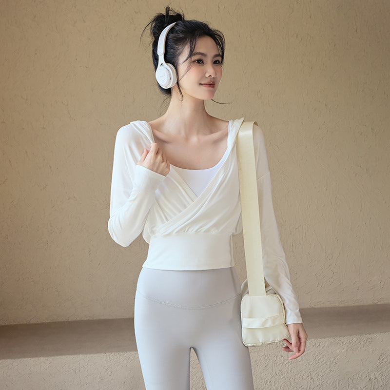 Loose Fit Hooded Yoga Sweatshirt