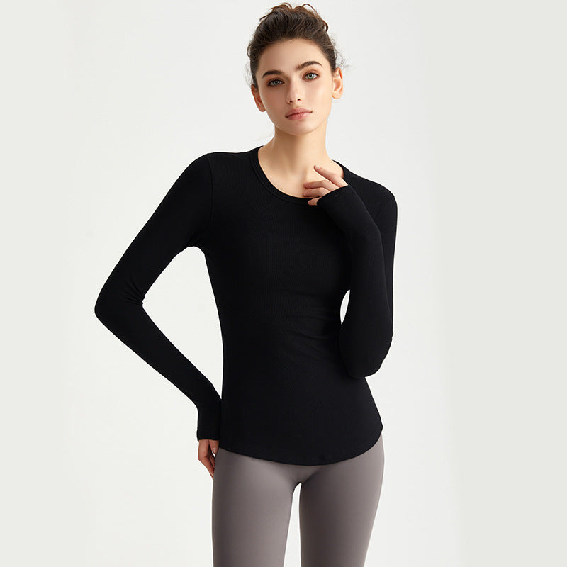 High-elasticity slim-fitting tight-fitting running sweat-absorbing quick-drying clothing