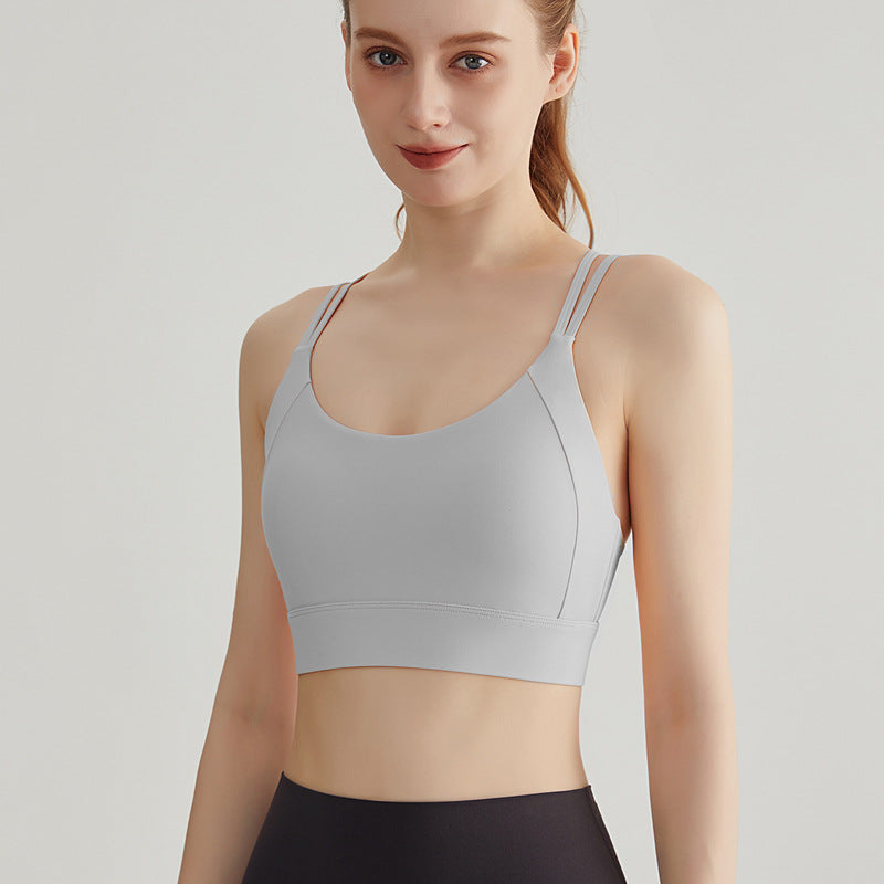 Cross back yoga tank top