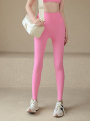 Bright dopamine slimming yoga tight trousers