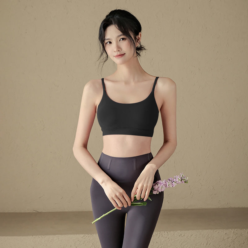 Thin strap sports bra