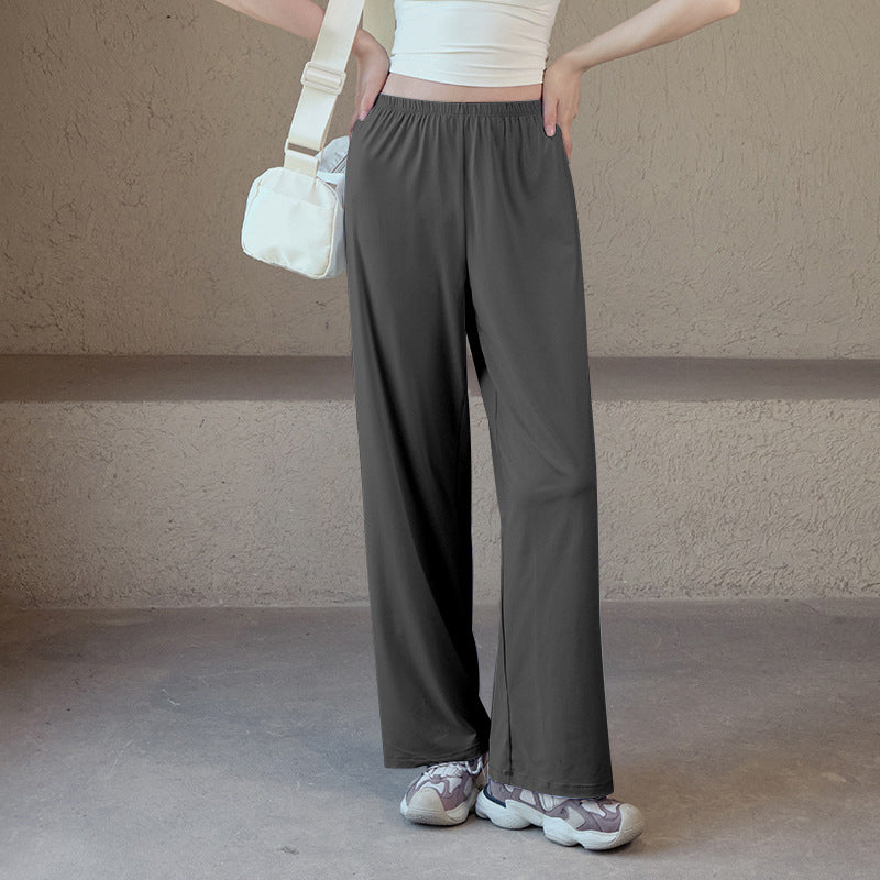 Loose, Breathable straight-leg pants