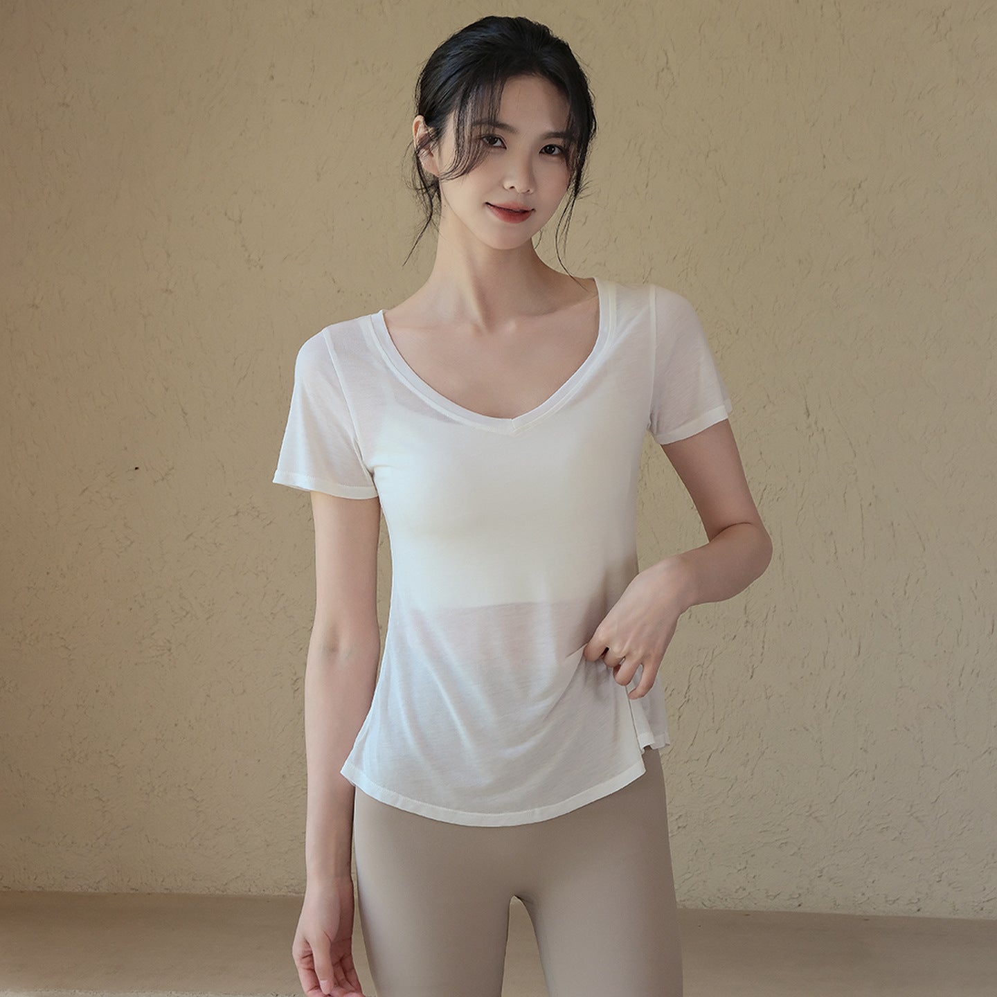 High-end lightweight and breathable sports T-shirt short sleeves