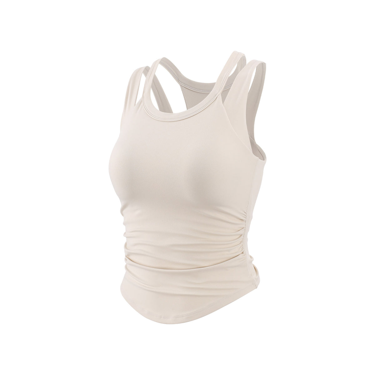 Fake two shockproof running fitness vests