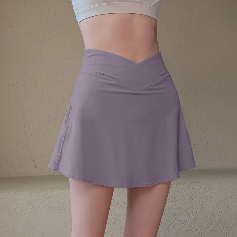 Fake Two-Piece Skirt