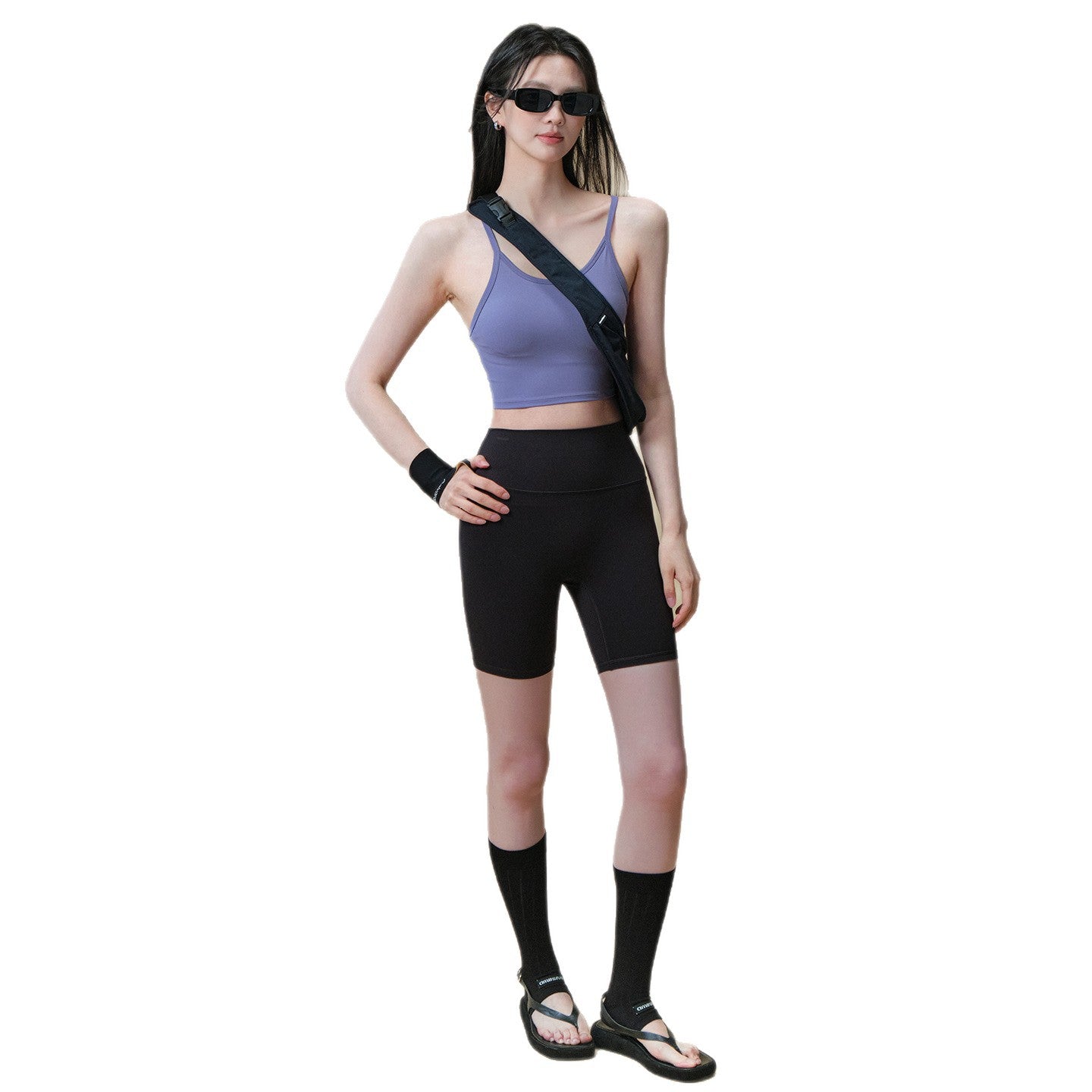 All-in-one yoga camisole