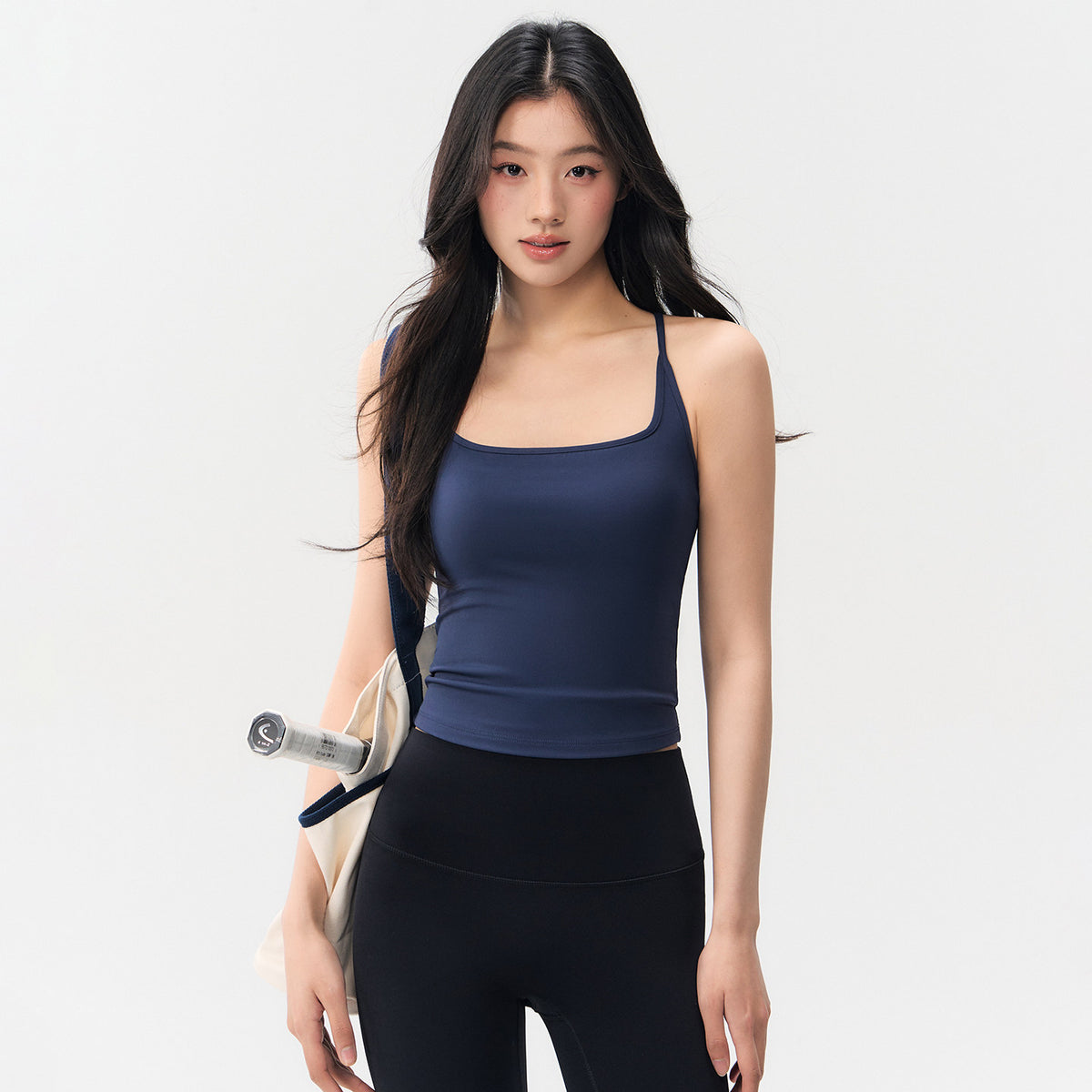 Thin strap I-shaped back shockproof vest