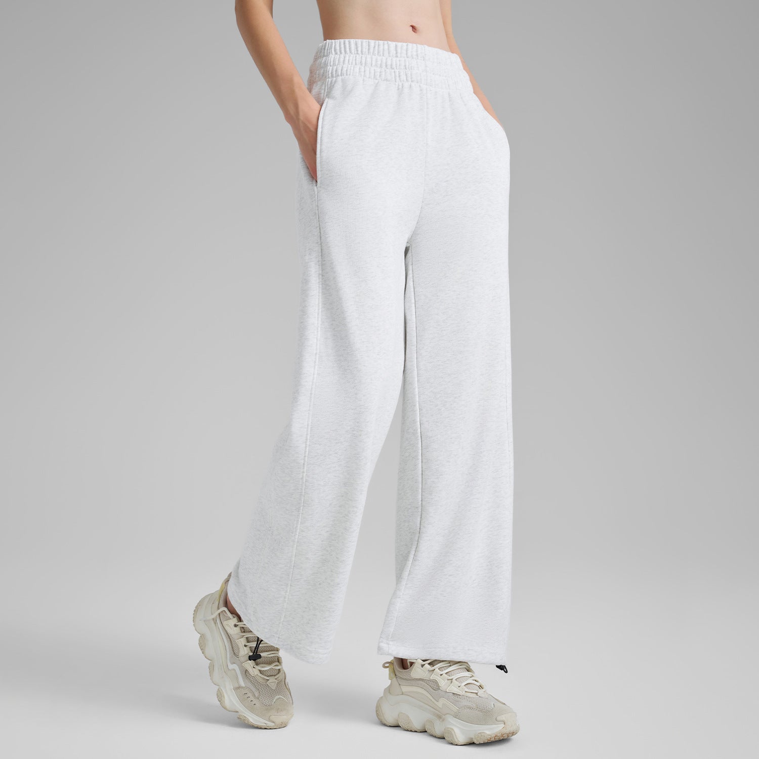 New casual leg high-waisted straight wide-leg sweatpants