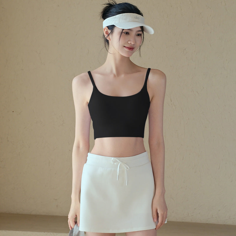 Cut-out bow kink sports training beauty back bra