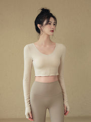 Slim fit short sporty long sleeves