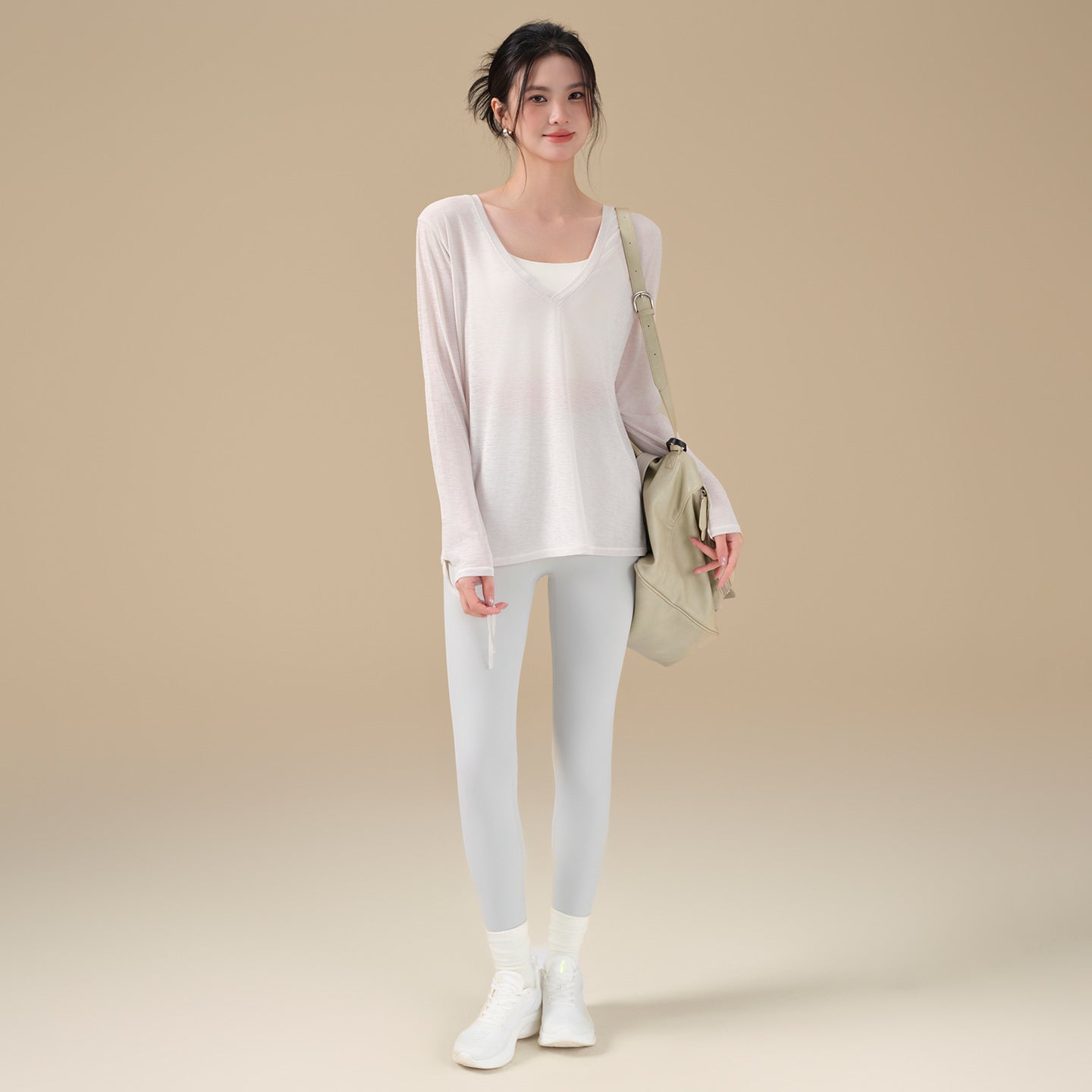 Autumn thin breathable sports cover-up