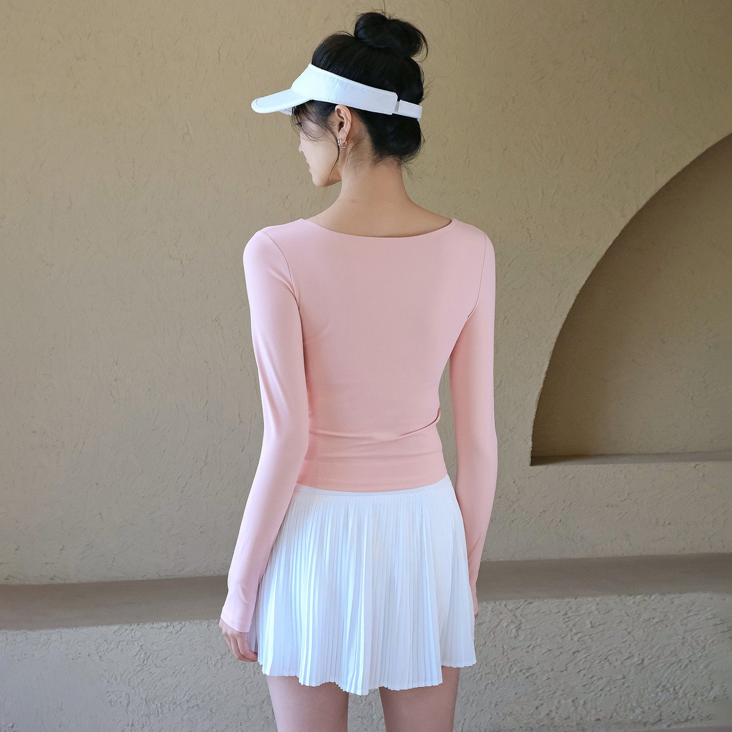 High-value autumn sports comfortable long-sleeved fitness T-shirt with chest pads